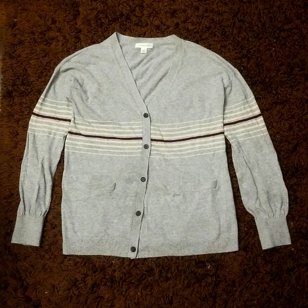 Treasure & Bond Gray Cardigan Sweater